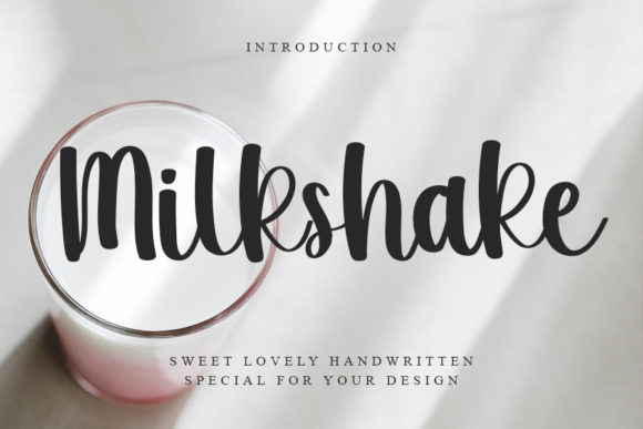 Milkshake Font