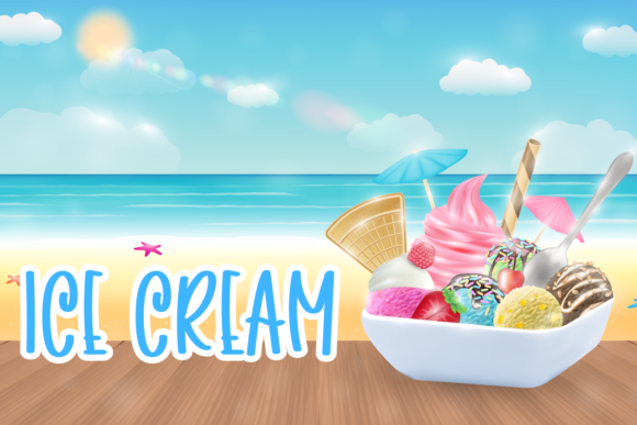 Milkshake Lemon Font Poster 3