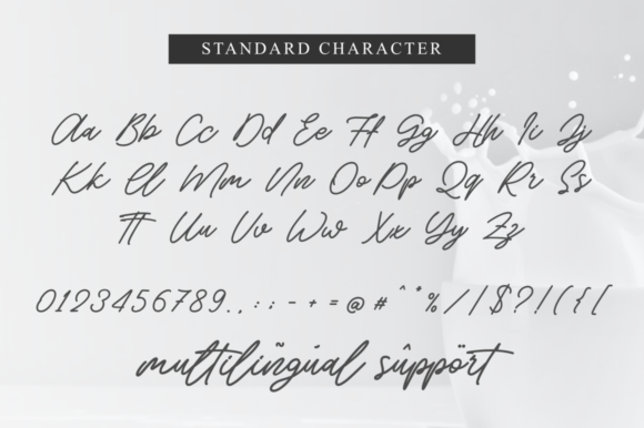Milky Creamy Font Poster 9