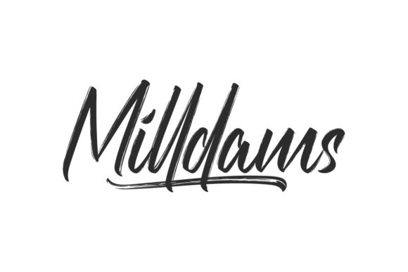 Milldams Font Poster 1