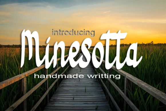 Minesotta Font Poster 1