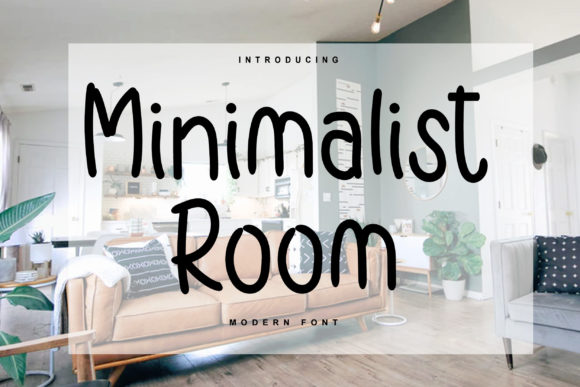 Minimalist Room Font Poster 1