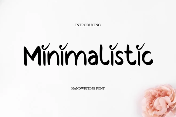 Minimalistic Font Poster 1