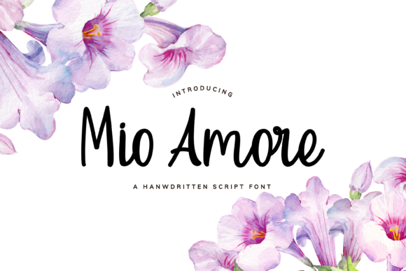 Mio Amore Font Poster 1