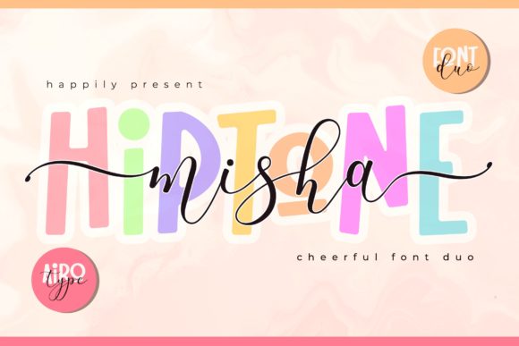 Misha Hiptone Font Poster 1