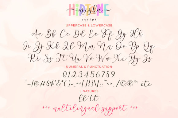 Misha Hiptone Font Poster 10