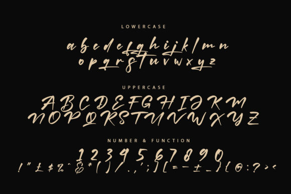 Miss Gymick Font Poster 8