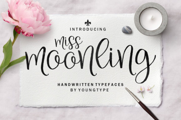 Miss Moonling Font Poster 1