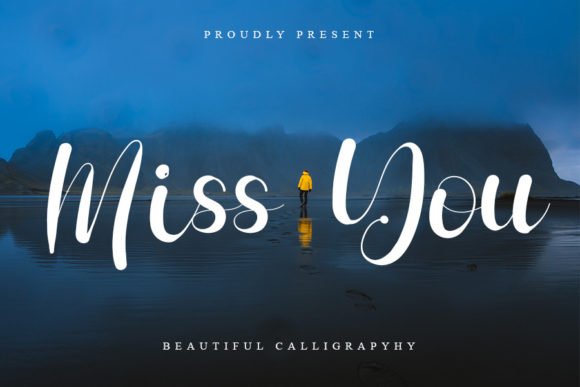 Miss You Font Poster 1