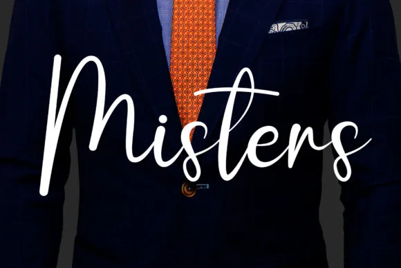 Misters Font Poster 1