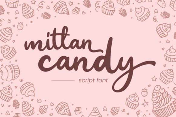 Mittan Candy Font Poster 1