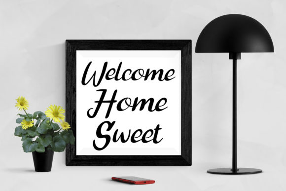 Mockup Room Font Poster 2