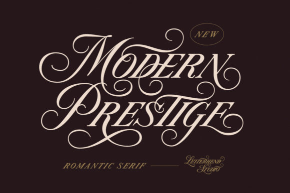 Modern Prestige Font Poster 1