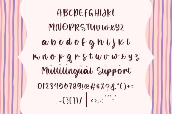 Modern Weather Font Poster 4