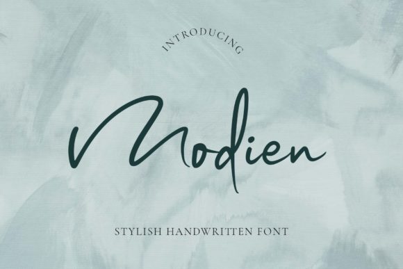 Modien Font Poster 1