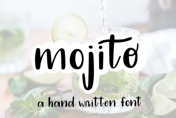 Mojito Font Mojito Font Poster 1