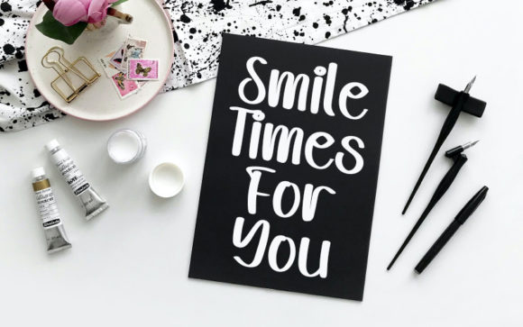 Moments Vintage Font Poster 2