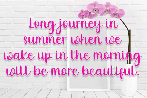 Mommy in Summer Font Poster 3