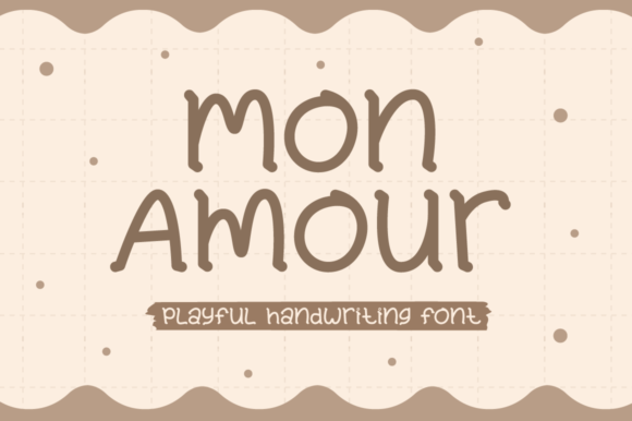 Mon Amour Font Poster 1