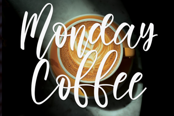 Monday Coffee Font