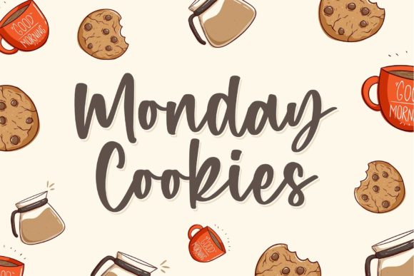 Monday Cookies Font Poster 1