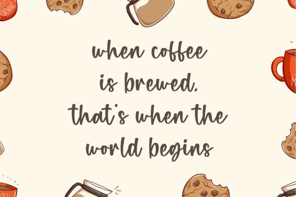 Monday Cookies Font Poster 4