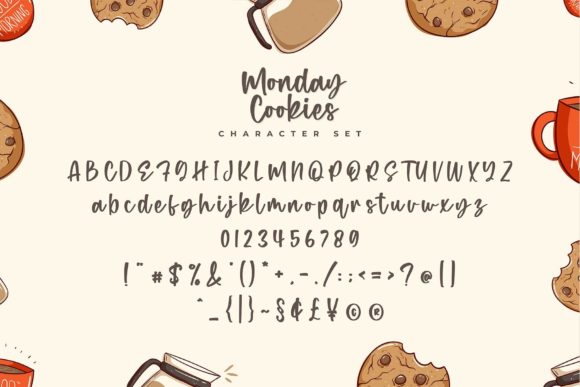 Monday Cookies Font Poster 7