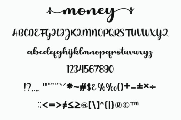 Money Font Poster 5