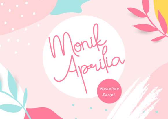 Monik Aprilia Font Poster 1