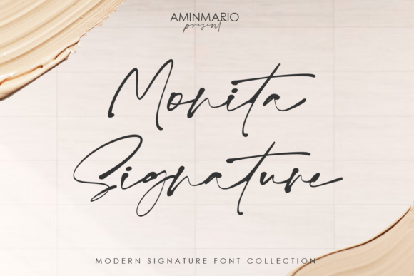 Monita Signature Font