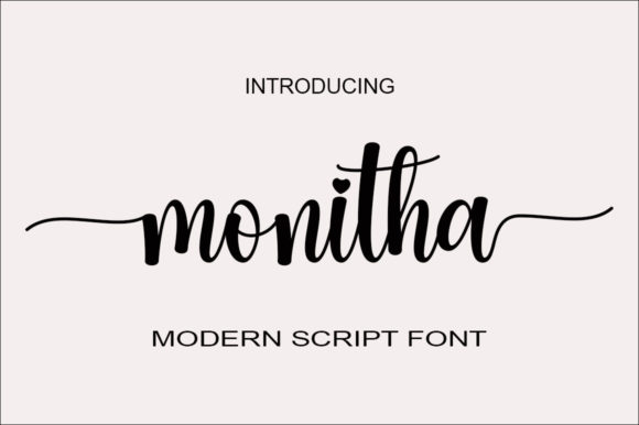 Monitha Font Poster 1