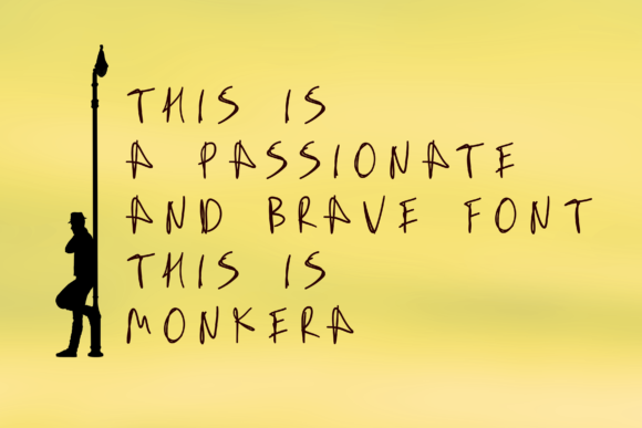 Monkera Font Poster 2