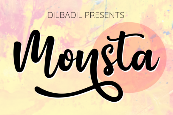 Monsta Font Poster 1