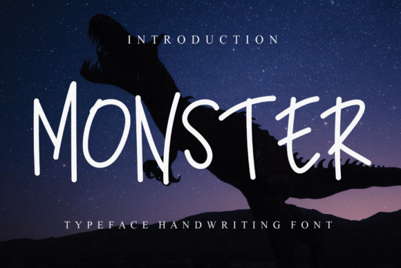 Monster Font Poster 1
