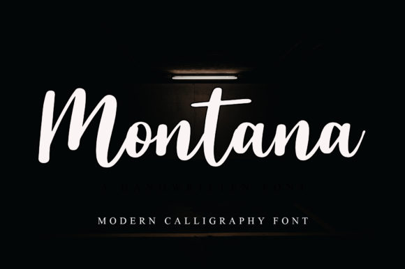 Montana Font Poster 1