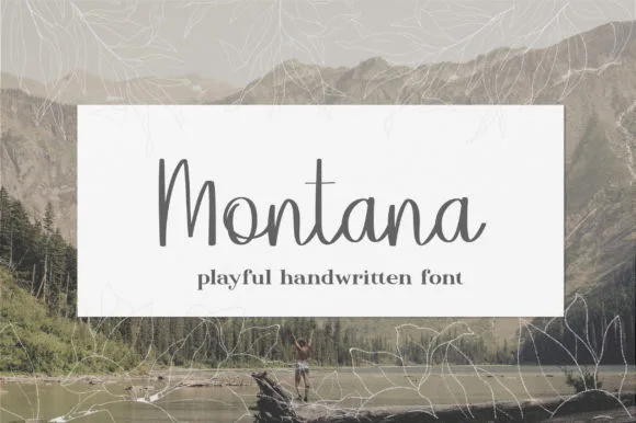 Montana Font Poster 1
