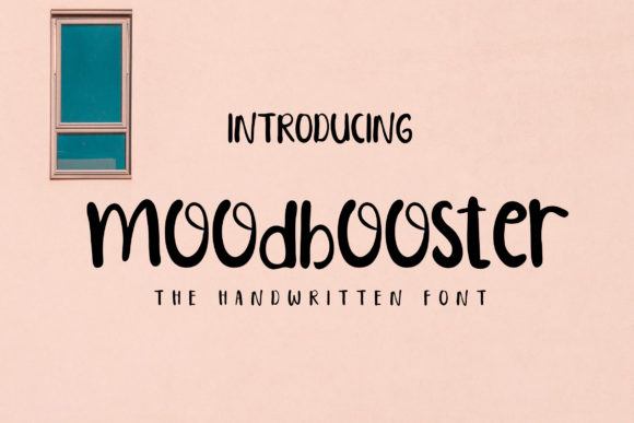 Moodbooster Font Poster 1