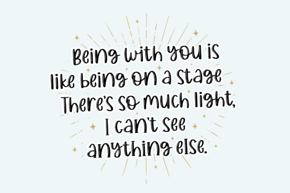 Moon Charming Font Poster 7