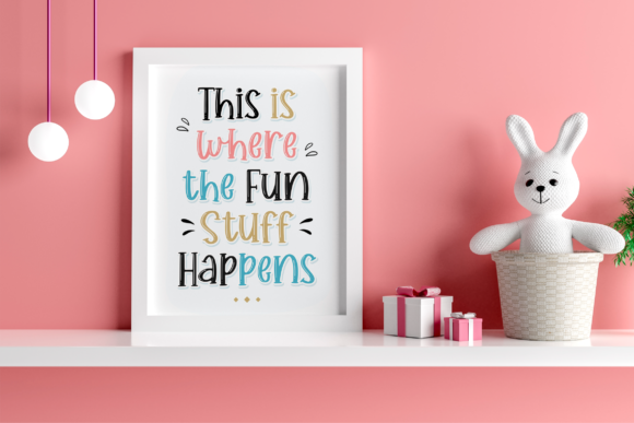 Moon Charming Font Poster 8