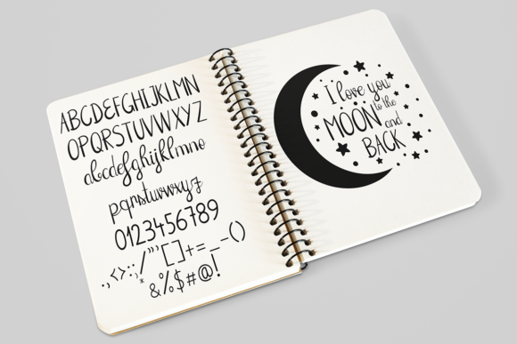 Moon Story Font Poster 2