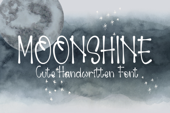 Moonshine Font Poster 1