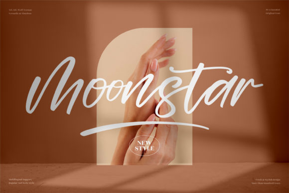 Moonstar Font Poster 1