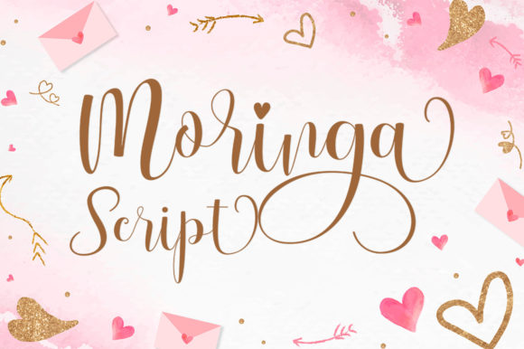 Moringa Script Font Poster 1