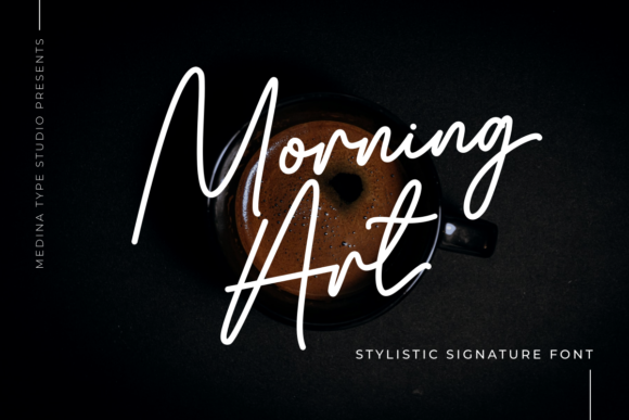 Morning Art Font Poster 1