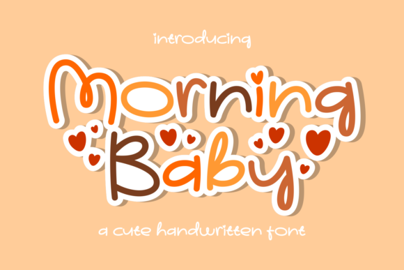 Morning Baby Font Poster 1