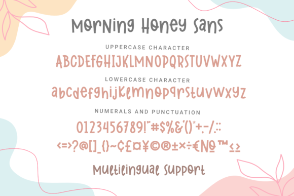 Morning Honey Duo Font Poster 4
