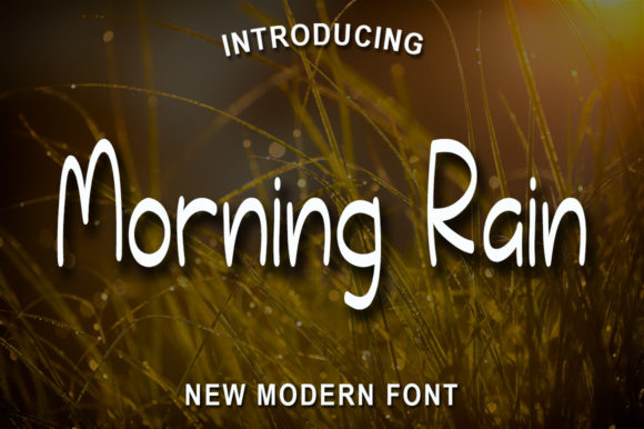 Morning Rain Font