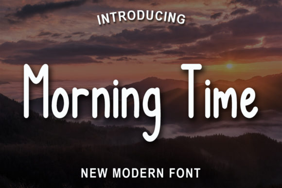 Morning Time Font Poster 1