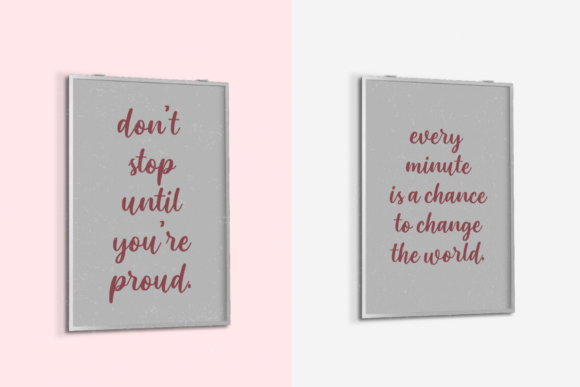 Most Lovely Font Poster 3