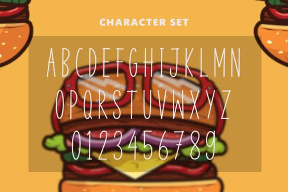 Mother Burger Font Poster 4